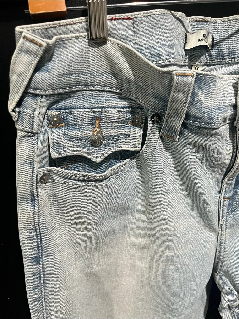 True Religion Light Wash Skinny Jeans